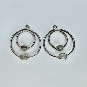 PANDORA Compose‎ Moonstone Drop Dangle 290606MS 925 ALE Sterling Silver Retired